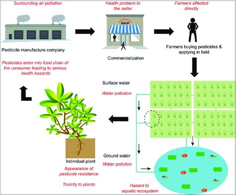 1 Effect of pesticides in the environment. Conventional application of ...