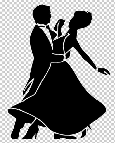 Ballroom Dance Social Dance Waltz Black And White PNG, Clipart, Art, Artwork, Ballet Dancer ...