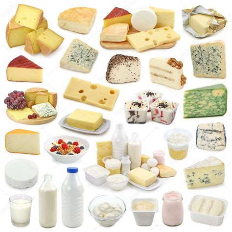 Dairy products collection — Stock Photo © Elena Schweitzer #5451289