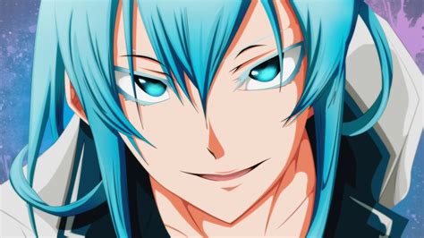 Anime Guys With Long Blue Hair - Blue Hair Male Anime Character Digital ...