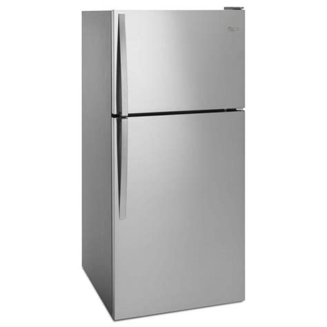 Whirlpool WRT318FZDM 30 in. W 18.2 cu. ft. Top Freezer Refrigerator in Monochromatic Stainless Steel