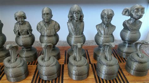 STL file Harry Potter Chess Set 2 ♟️・3D print design to download・Cults