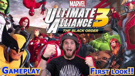 MARVEL ULTIMATE ALLIANCE 3 | GAMEPLAY FIRST LOOK!! - YouTube