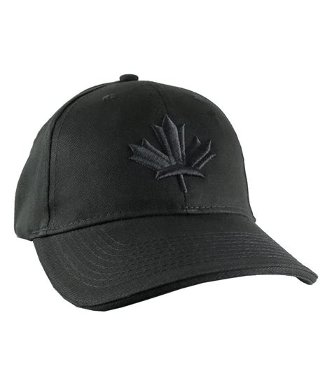 Canada Canadian Black Maple Leaf 3D Puff Embroidery Adjustable - Etsy ...