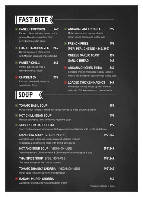 The Jacks Bar Menu, Menu for The Jacks Bar, Kothrud, Pune, Pune