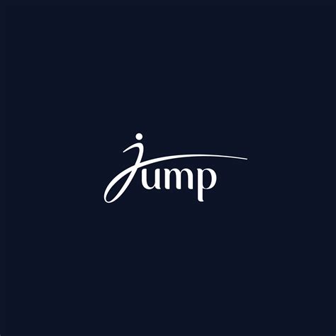 Modern and sophisticated jump logo 4566018 Vector Art at Vecteezy