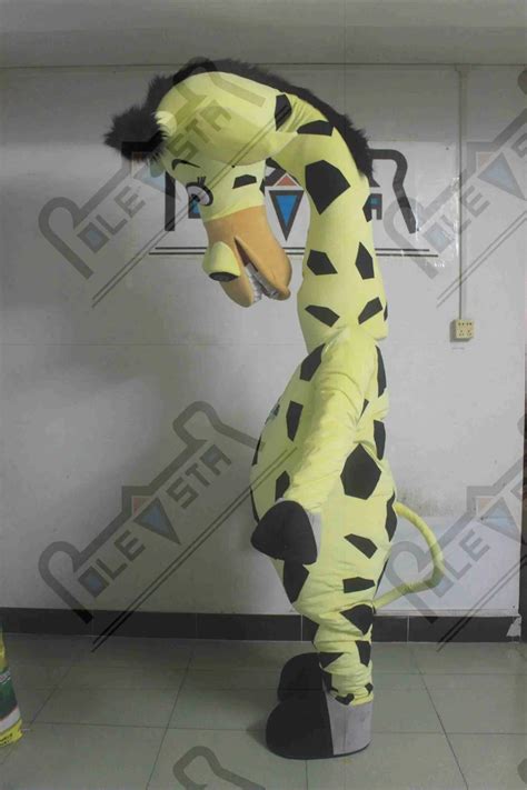 funny giraffe mascot costumes hot sale cartoon giraffe costumes tall ...