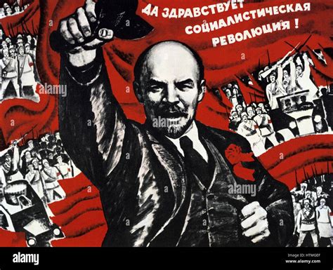 Russische Revolution, Oktober 1917. Vladimir Ilyich Lenin (Uljanow ...