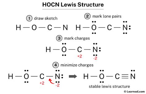 HOCN Lewis structure - Learnool