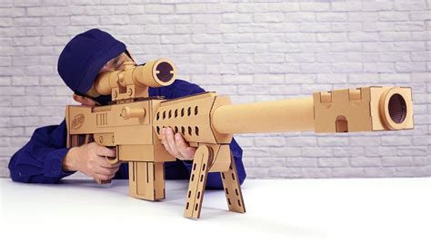 This Cardboard NERF Sniper Rifle Is Awesome... Except in the Rain