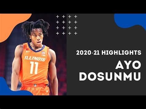 Ayo Dosunmu 2020-21 Full Season Highlights : r/CollegeBasketball