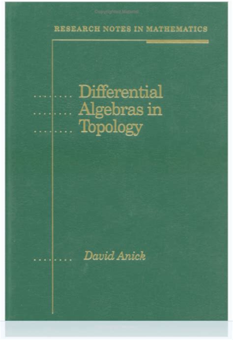 (PDF) Differential Algebras in Topology