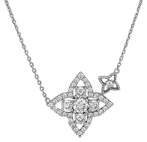 Crush & Fancy White Misty - 925 Sterling Silver Women's Crystal Fashionable Necklace Listed By ...