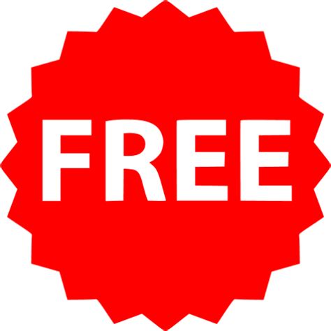 Red free badge icon - Free red badge icons