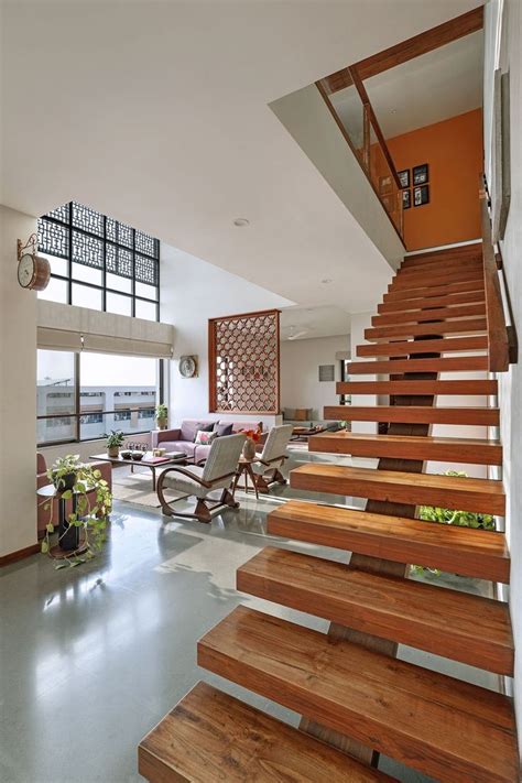 Witness the wonderful interplay of kota stone and wood in this Vadodara home | Architectural ...