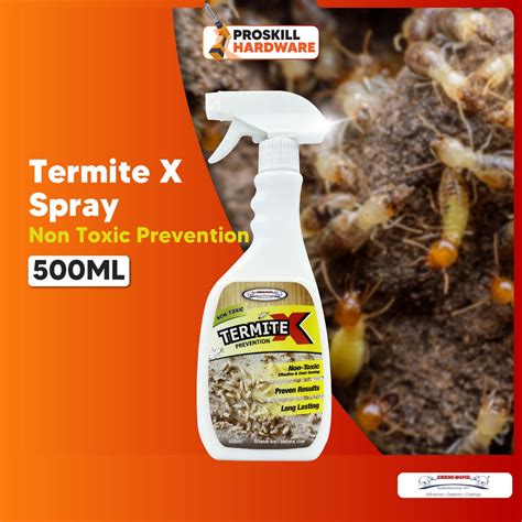 PROSKILL HARDWARE Non Toxic Termite X Chemibond Anti Termite Spray Termite Repellent Spray ...