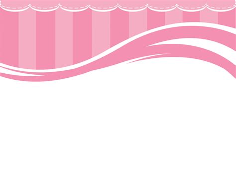 Cute Pink Curtain Template Download - Free PPT Backgrounds