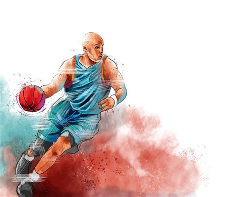 Basketball Background Vector Vector Art & Graphics | freevector.com