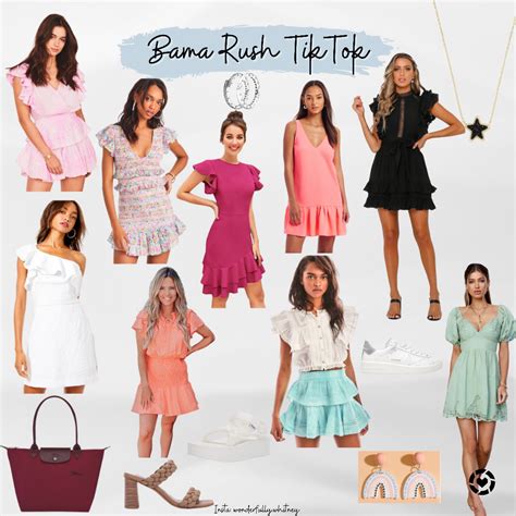 Bama Rush TikTok | Sorority rush week outfits, Rush outfits, Sorority outfits