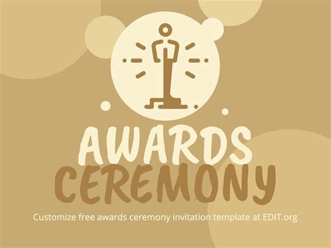 Editable Awards Ceremony Invitation Templates