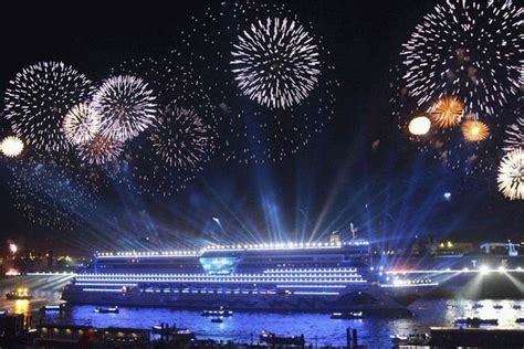 Cruise Ship Fireworks - MyConfinedSpace