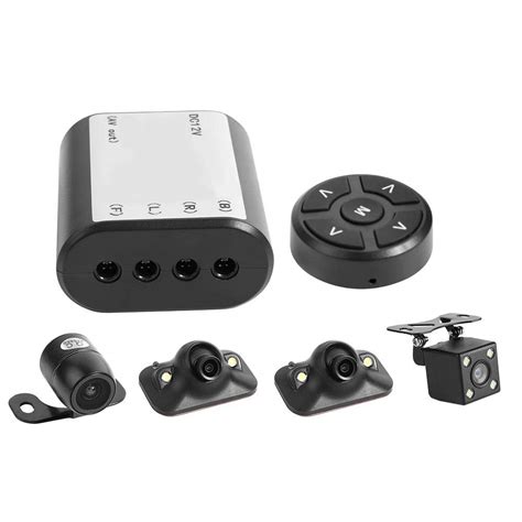 360Degree Bird View System 4 Camera Panoramic Car DVR Recording Parking Cam : Amazon.in: Electronics