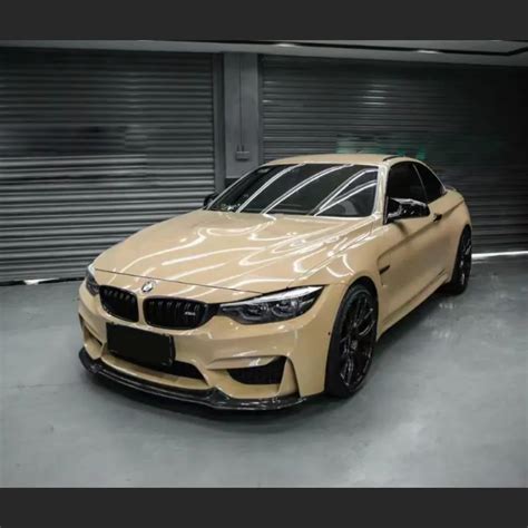 BMW M4 Wrap, Best Ravoony Gloss Sandstorm Car Wrap BMW M4 Wrap- ravoony.com