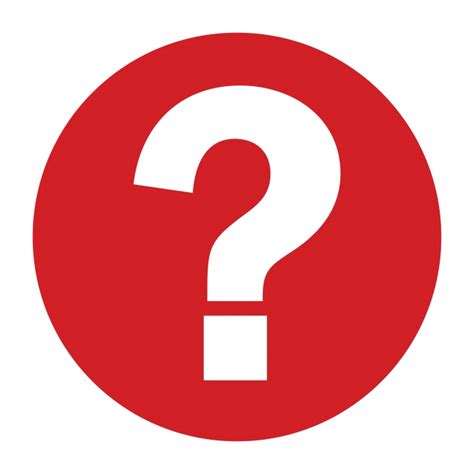 Question mark icon flat red round button vector illustration – MECO