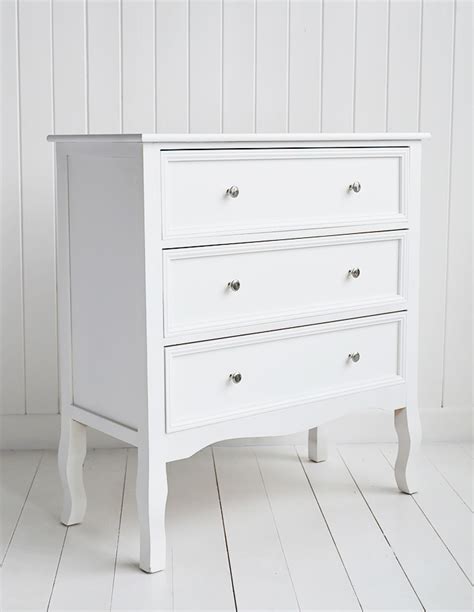 Camden white chest of drawers. The White Lighthouse. Bedroom, hall or bathroom Furniture