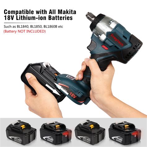 18V Cordless Impact Wrench Brushless 4 Rev 1/2” compatible Makita 18V Battery | eBay