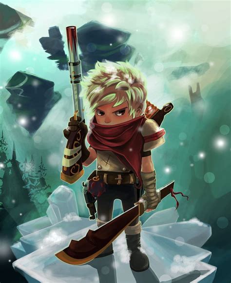 Fan Art Kid, Bastion Game. | Fanart, Personajes, Ilustraciones