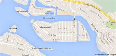 Map of Balboa Island, Newport Beach, CA | Balboa, Day trips, Newport beach