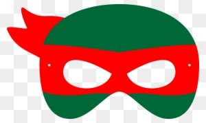 Ninja Turtle Mask Template Printable - Ninja Turtles Mask Printable - Free Transparent PNG ...