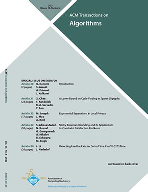 Introduction to the Special Issue on ACM-SIAM Symposium on Discrete ...