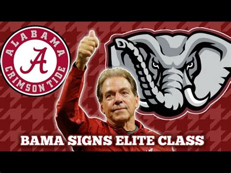 CFB Recruiting: Alabama signs elite recruiting class - Win Big Sports