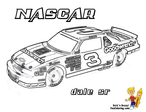 Nascar clipart coloring page, Nascar coloring page Transparent FREE for download on ...