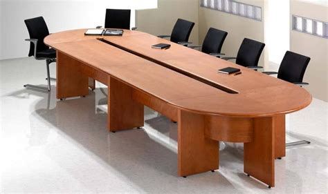 Wooden Oval Conference Room Table, For Corporate Office, Size: 12 Feet, Rs 32500 /piece | ID ...