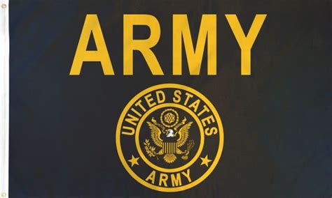 US Army Gold Flag - Military Flags - Army Flags - Army Gold FlagFlagpoles, Flags, Mounts, Lights ...