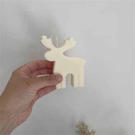 Reindeer Candle Christmas Gifts Christmas Candle Christmas Decorations ...