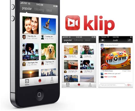 Klip Announces iOS 1 Minute Video Sharing App (video)