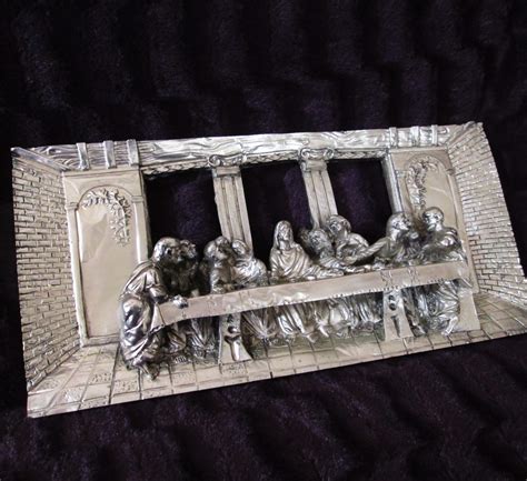 Architectural LAST SUPPER Sterling Silver High Relief - WhyteWing