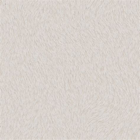 White Fur Fabric PBR Texture