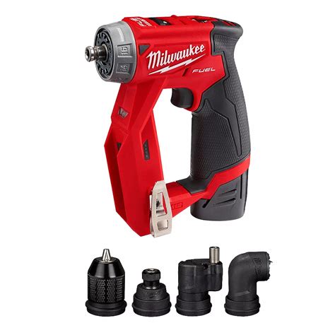 Milwaukee Tool M12 FUEL 12V Li-ion Brushless Cordless 4-in-1 Installation 3/8 in. Drill Dr ...