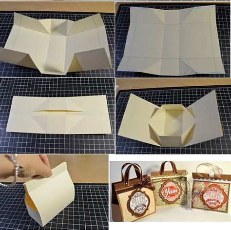 Wonderful DIY Mini Cardboard Gift Bag