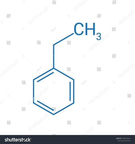 Chemical Structure Ethylbenzene C8h10 Stock Vector (Royalty Free) 1988723243 | Shutterstock