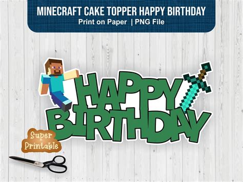 Buy and Sell Design Resource | Vectorency | Minecraft cake toppers ...