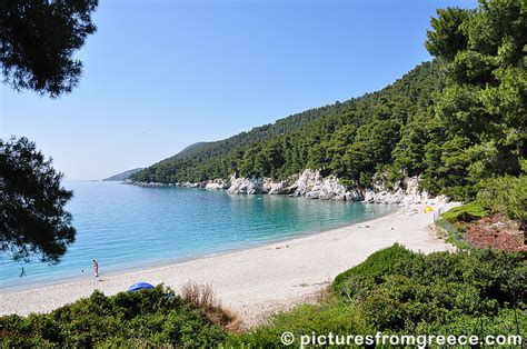 Kastani beach (Mamma Mia beach) in Skopelos.