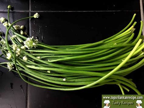 Simple Spring Onion Flower Recipe | Vengaya Thal Poo Varai - Top Sri Lankan Recipe