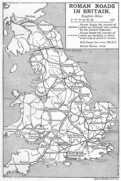 Roman Roads Uk Map - Ashien Nikaniki