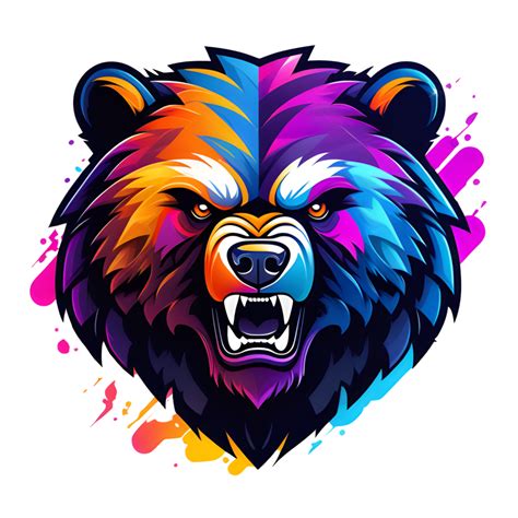 AI generated E-Sport Mascot logo vibrant color with isolated background 38462826 PNG